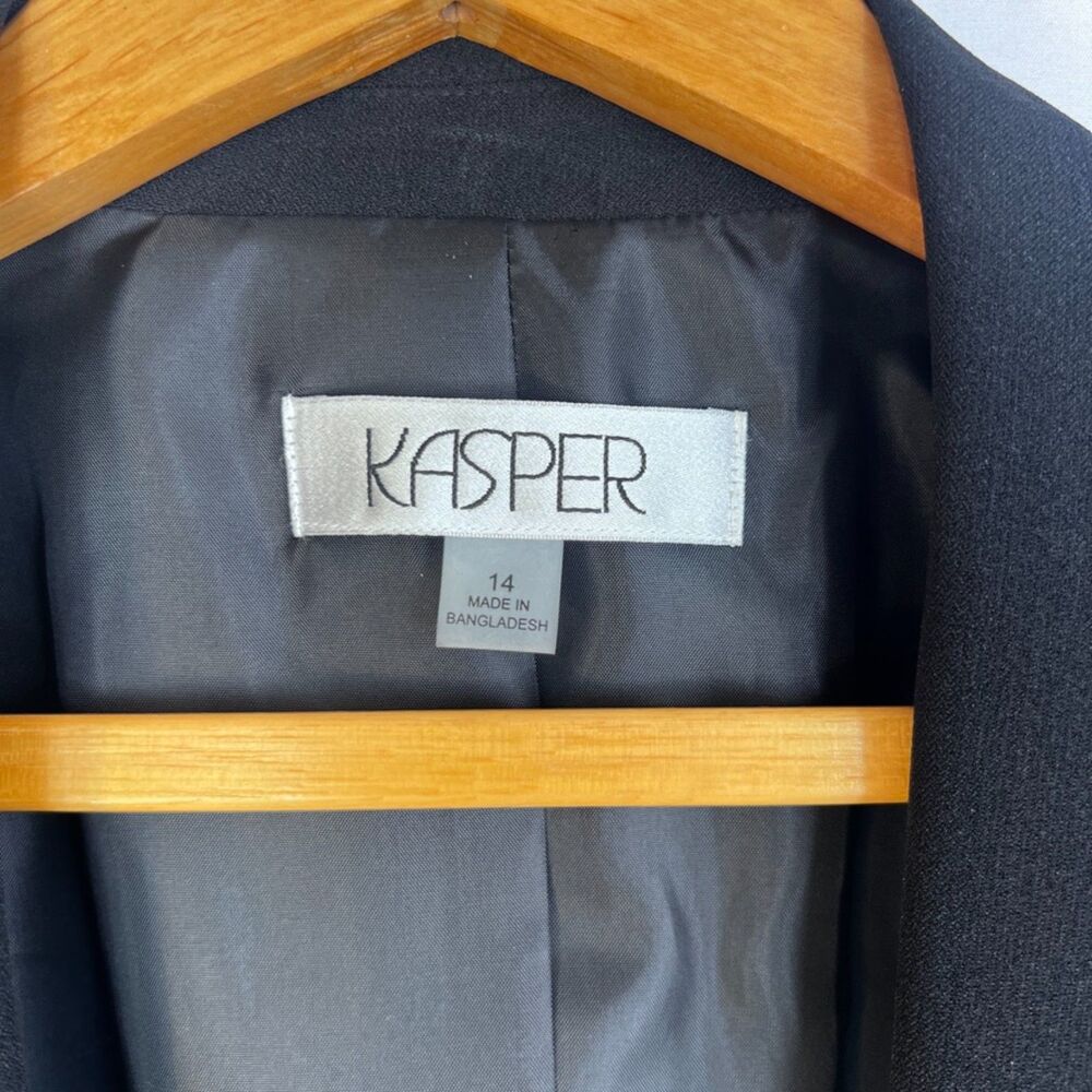 Kasper Black Basic Neutral Office Work Career Bla… - image 7